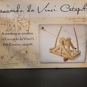Leonardo da Vinci Wood Catapult Model Kit